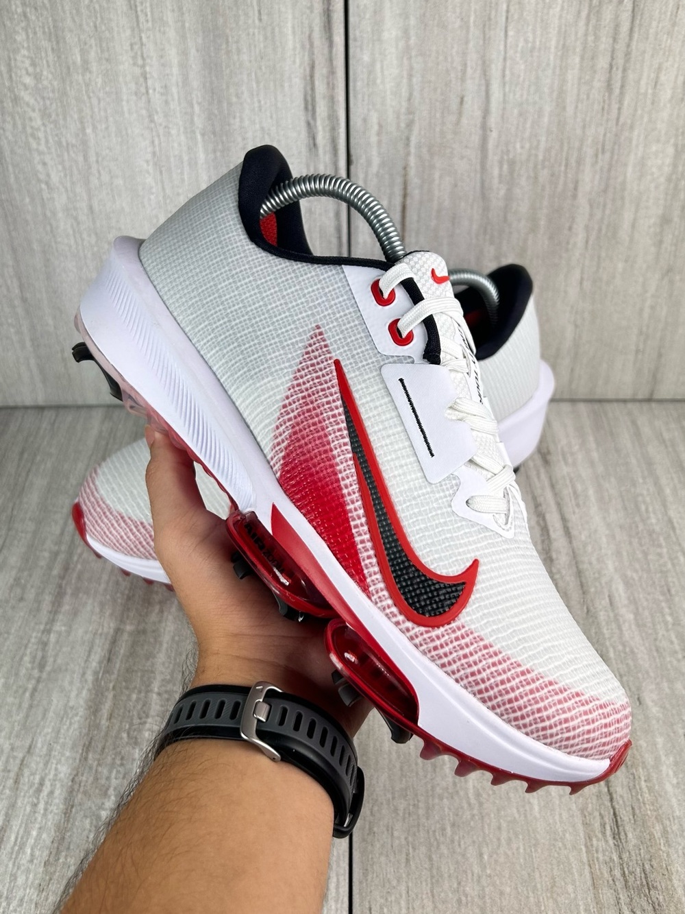 NEW Nike Air Zoom Infinity Tour 2 White Golf Sneaker Cleat Shoes Men’s Size 8